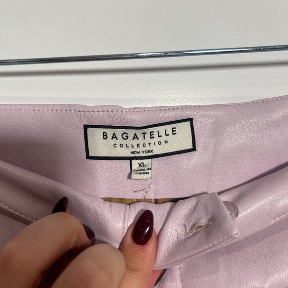 BAGATELLE COLLECTION PLEATHER CROPPED PANT-unworn - Picture 4 of 9